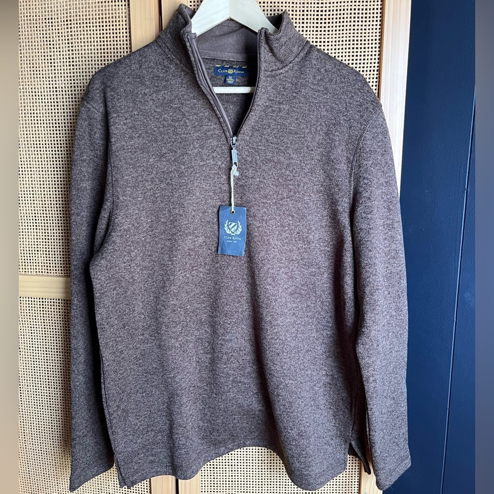 NWT Club Room Men’s (M) Quarter Zip